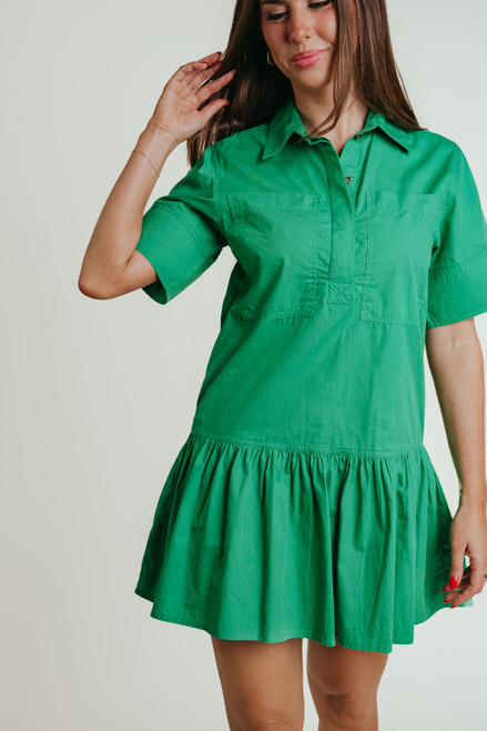Lola Dress - Kelly Green